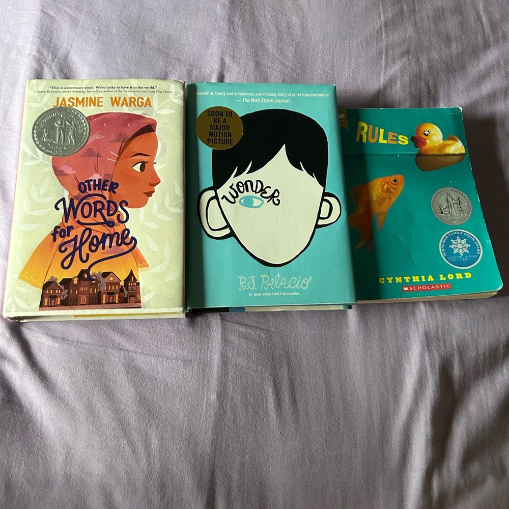 3 book bundle of Realistic Fiction
